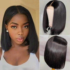 150% Top Quality Swiss Lace 13×4 Front Bob Wig Straight