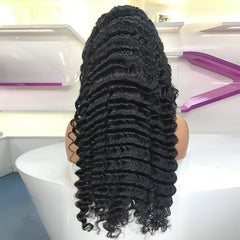 Bleached Knots 13x4 HD Full Frontal Wig Pineapple Wave with Preplucked Hairline